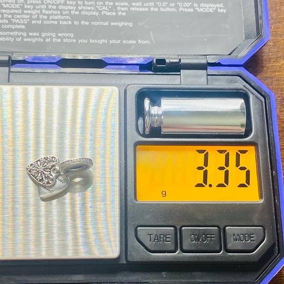 EUC Pandora 796372CZ Sterling Silver Heart of Winter Dangle Charm w/ CZ’s - Picture 8 of 8